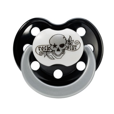 Rоck Star Baby Tattoo Pirate силиконов биберон